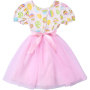 New fashion Easter short sleeve baby girl party dress toddler girl dresses
