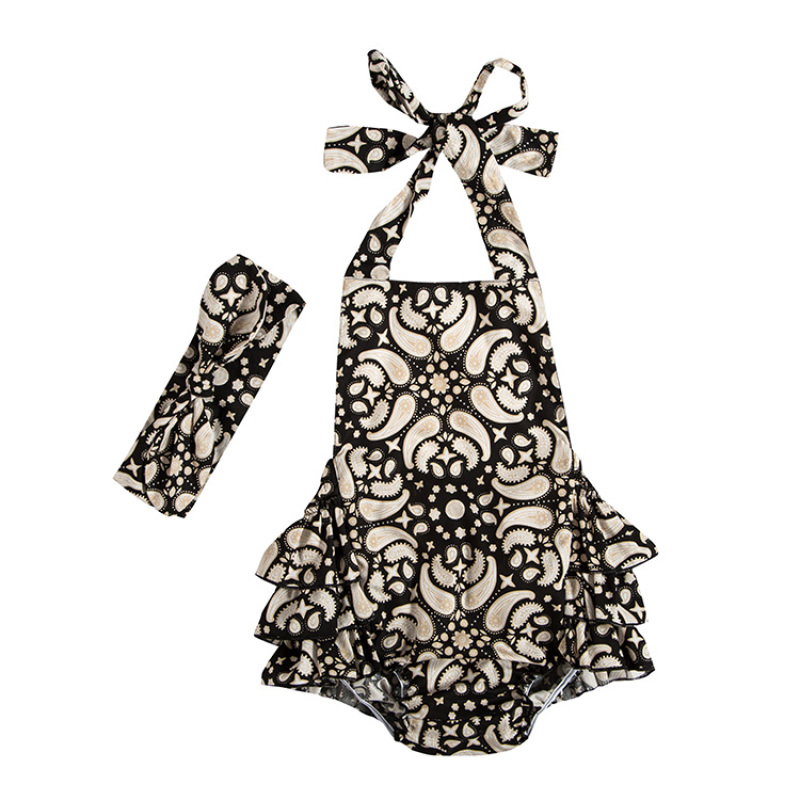 Wholesale Custom Preorder Buy Children's Boutique Girl Romper Dress Kids Import for 3 7 12 Year Old