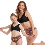 Wholesale high quality designer fashion simple bikini set  women child swimwear girl