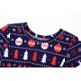 Wholesale Top Quality Girls Christmas Ruffle High-low Dress