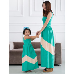 Wholesale same clothes for mother and daughter, mother and daughter dress clothing sets, mom and daughter