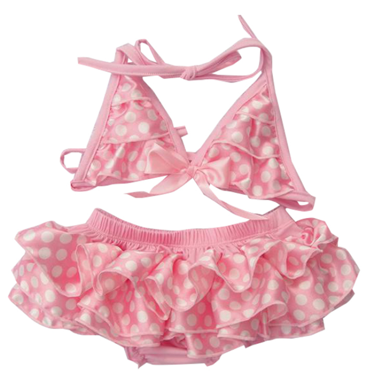 New arrival children swimsuit cute kids model girls clothing bikini sets