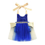 Wholesale Stylish Girls Strappy Tulle Princess Dresses For Baby And Kids
