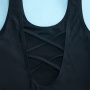 Summer new style strappy black mesh bikini swimwear criss cross swimsuit dress