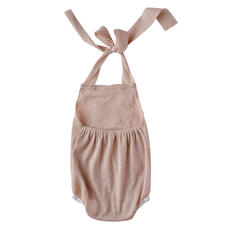 2019 Cute muslin cotton crochet infant toddlers baby clothing flutter romper