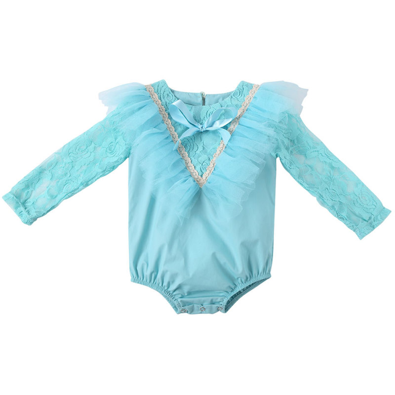 Infants & Toddlers clothing long sleeves cotton baby rompers girls baby romper