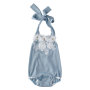 Branded knit off shoulder romper baby clothes  newborn baby clothes infant