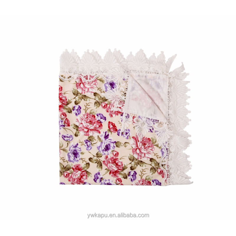 Wholesale Cotton Breathable Milestone Swaddle Picnic Baby Blanket