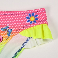 New colorful designer inspired high waist two piece bikini cartoon swimwear