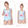 Top selling swimsuits red blue animal print teen bikini swimwear girls