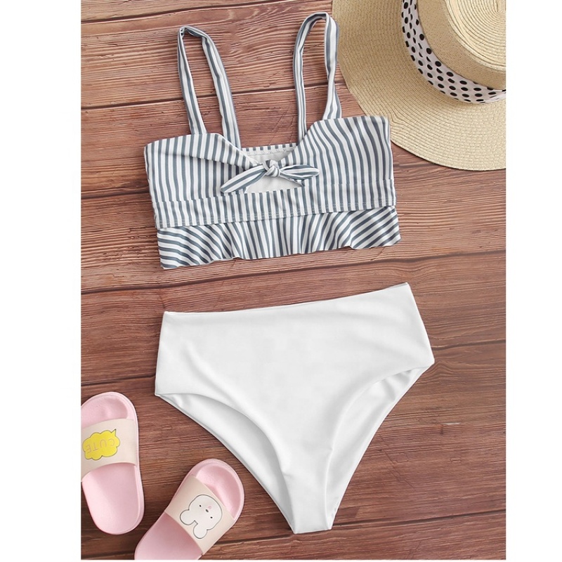 Wholesale factory high quality swimwear long sleeve print bikini