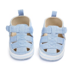 Summer new round toe flat toddler shoes baby hollow out sandals