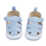 Hot saling baby shoes cotton hollow out buckle strap toddler boy sandals