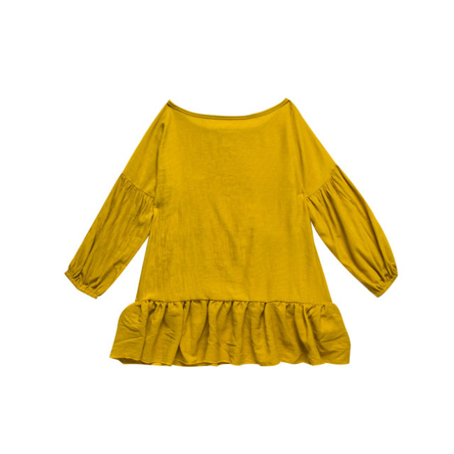 2-8 Years 2018 Autumn Winter Polyester Kids Bulk Clothing Tops Baby Girl Shirts
