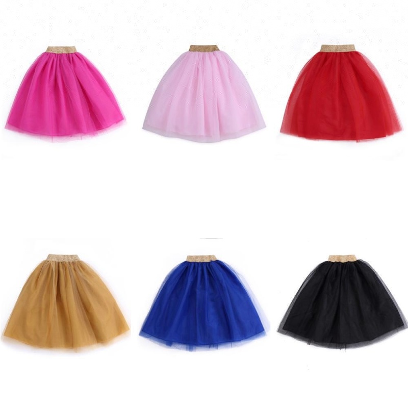 2018 Newest Dance Tutu Pettiskirt Baby Girl's Ballet Chiffon Skirt Girl Tutu Dress