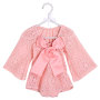 2019 Hot Sale  Import Custom Baby Girl Lace Clothes Big Bow Romper For Girl