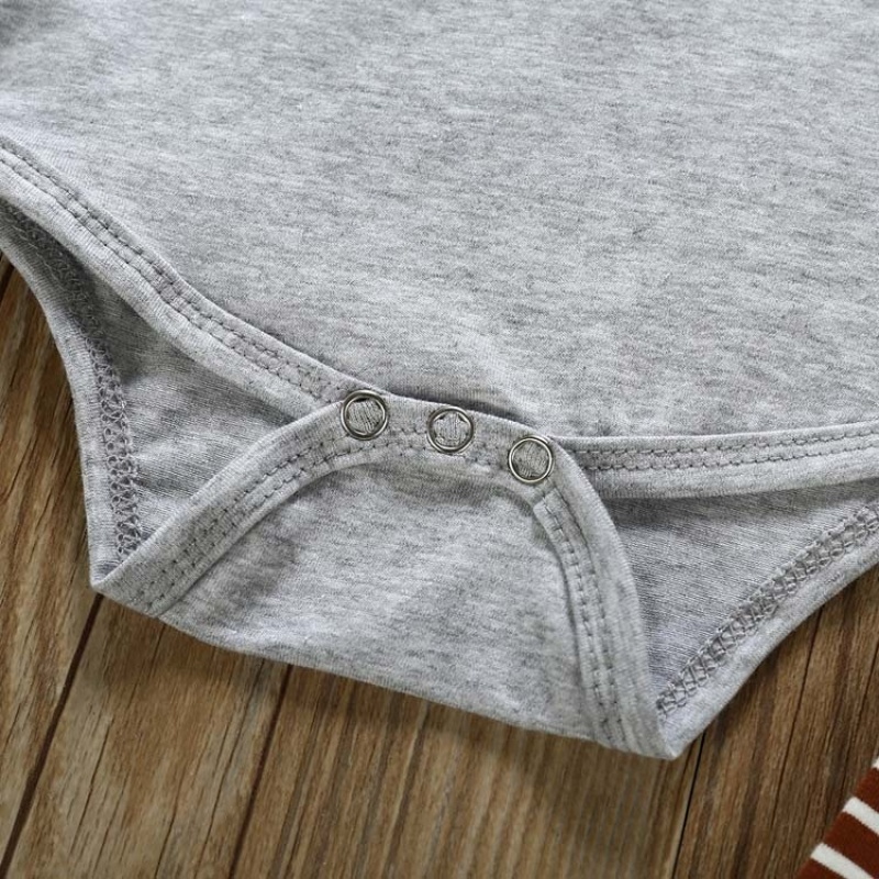 Lastest thanksgiving cute high quality organic cotton 0-2 years baby rompers