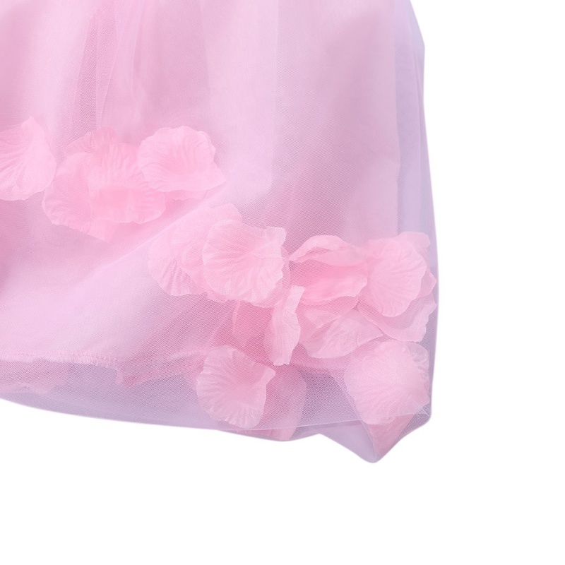 Hot Sale Girl Easter Dress Lace Sweet Girls Dresses Kids Sleeveless Polyester Clothing