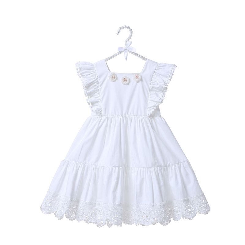 Wholesale Baby Girl Party Flower Boutique Dress 