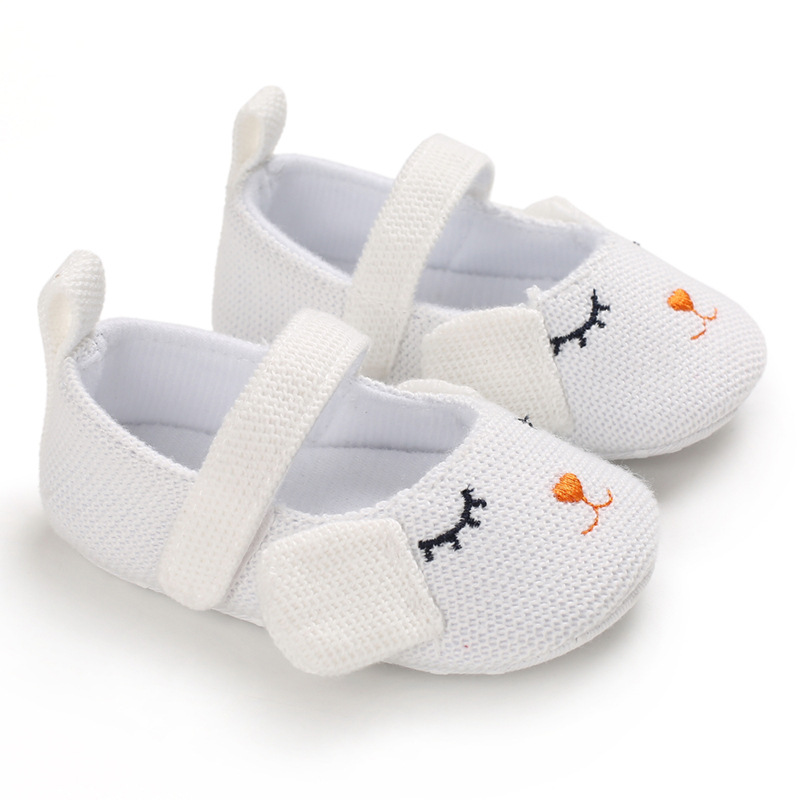 Custom High Quality Designer Newborn Baby Girls Flower Prints Shoes Prewalker for School
