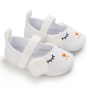 Custom High Quality Designer Newborn Baby Girls Flower Prints Shoes Prewalker for School