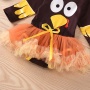 2021 cute turkey cartoon custom baby cotton dress clothes set