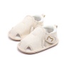 Hot selling baby solid color breathable shoes cotton outdoor sandals