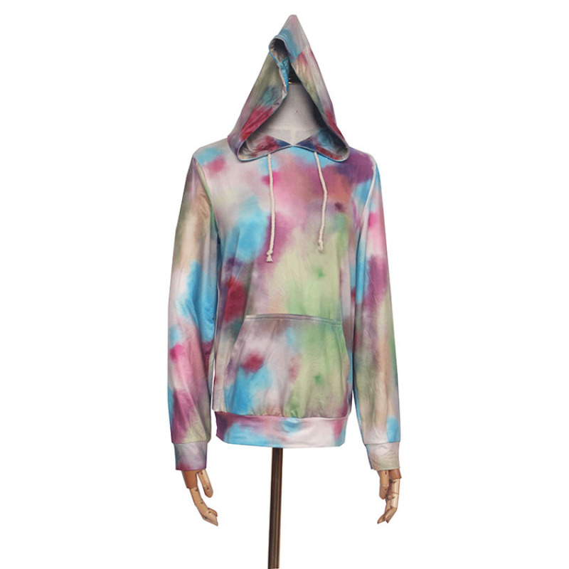 Bestsale causal long sleeve streetwear sweatshirt colorful printing women's hoodie
