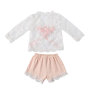 Adoarable Toddler Kids Girls Lace Tops T shirt Flower Shorts Outfits Summer Clothes Set