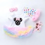 Wholesale Boutique Children Girl Birthday Tutu Dress Outfit Set With Baby Shoes And Leg Warmer And Headband 