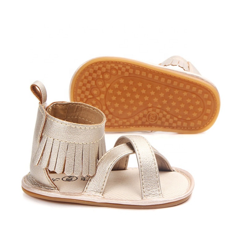 2021 newest trendy criss crossl tassel cover heel sandals