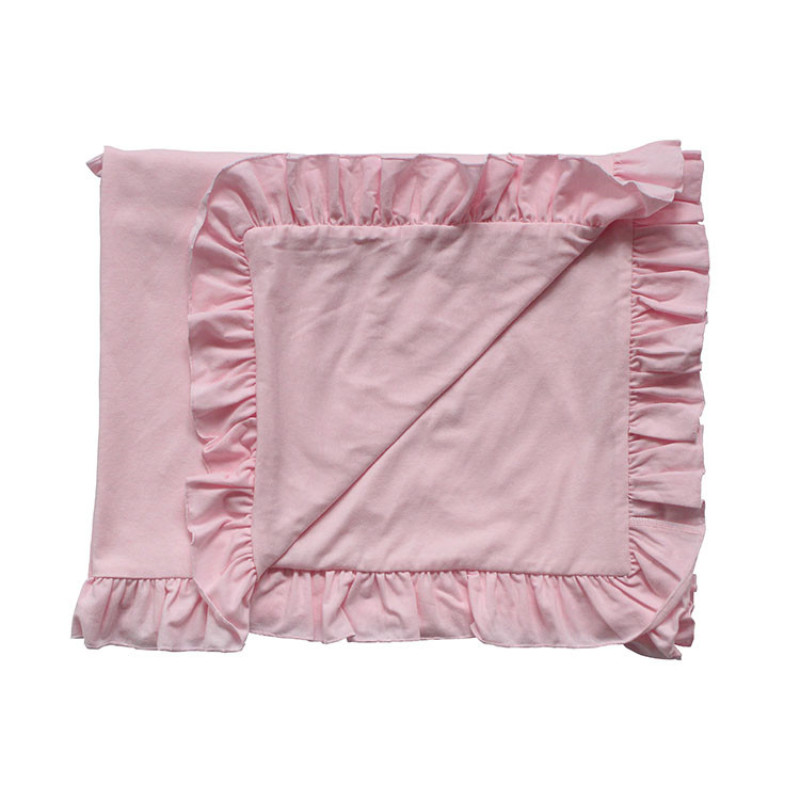 Comfortable fabric newborn pure cotton soft  skin friendly milestone baby blanket for winter
