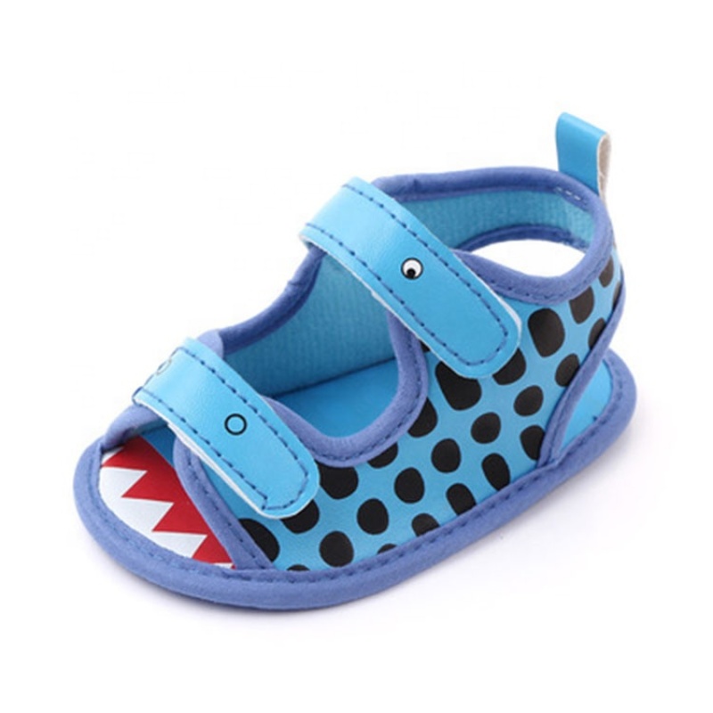 Hot selling soft sole baby casual shoes buckle strap sandals
