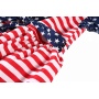 Summer floor length blue star & strip patriotic baby girl dress kids clothes girls 4th of July dress