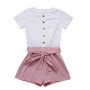 Boutique  Summer Casual Newbron Baby Clothes Rompers Set  Girl Romper
