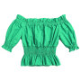 2019 Wholesale  Fashion Solid Color  Baby Girl Summer clothes Bella Smocking children Top