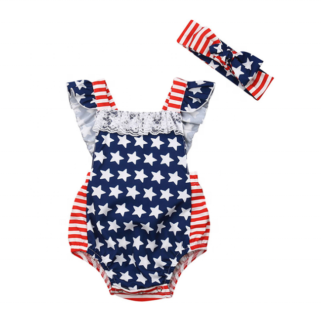 Wholesale Fashionable Baby and Kids Playsuit Jumpsuit Boutique Clothing for Children Girls Boys