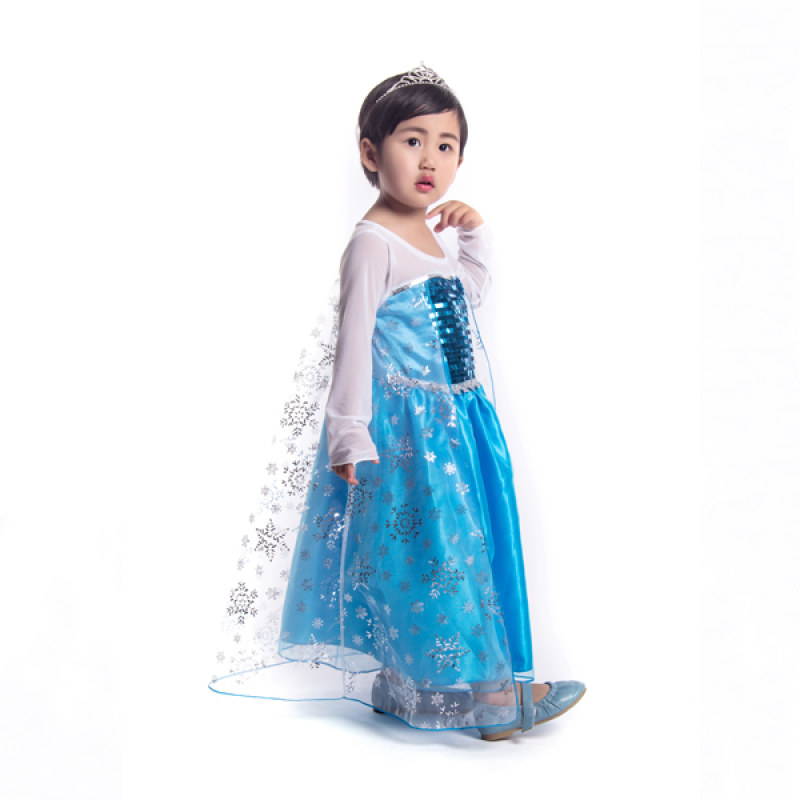 Wholesale Girl Costume Frozen Dress