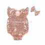 HOT Selling Summer Pretty Baby Girl's Spring Flutter Sequin Sleeve Romper with headband