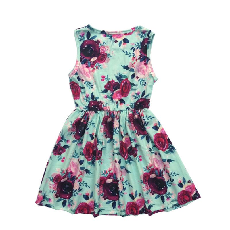 Wholesale One Piece Sleeveless Boutique Dresses For Girls