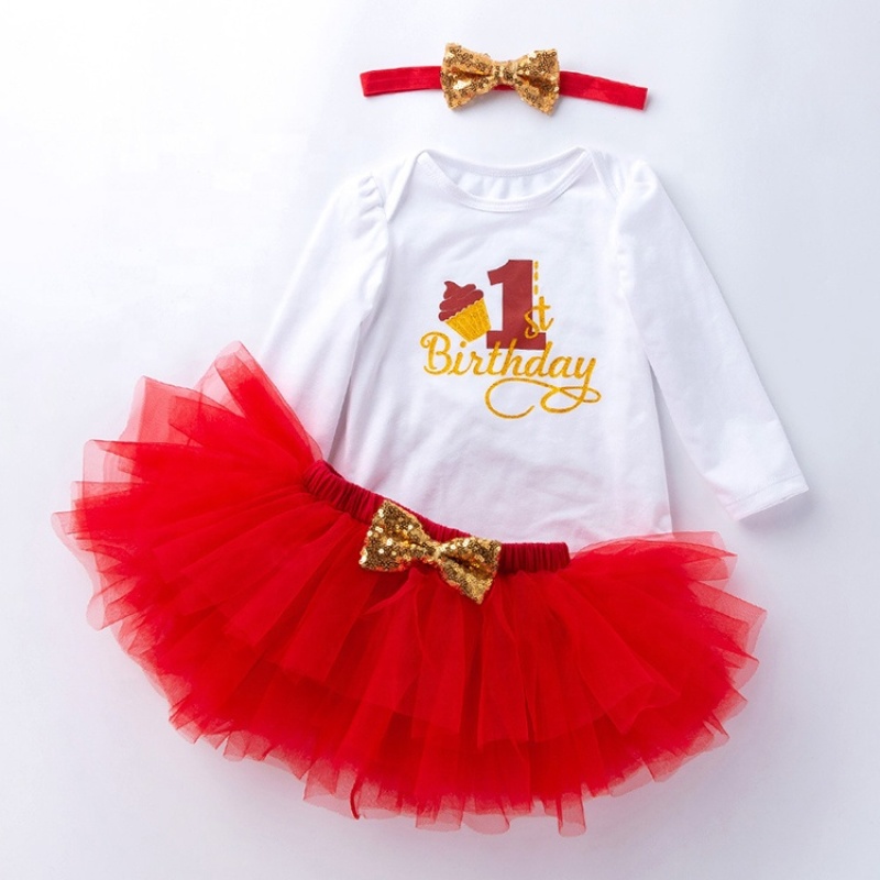Summer infant toddlers clothing  100% cotton sequins baby clothes set gift