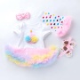 Wholesale Boutique Children Girl Birthday Tutu Dress Outfit Set With Baby Shoes And Leg Warmer And Headband 