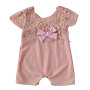 Wholesale cute  infant and toddlers baby girl romper clothing