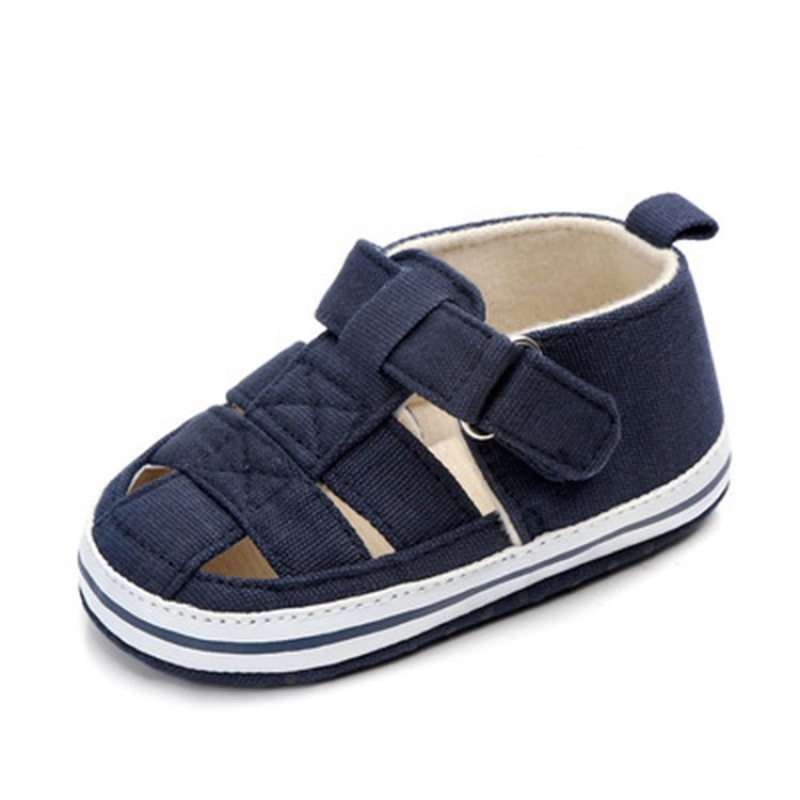 Summer new round toe flat toddler shoes baby hollow out sandals
