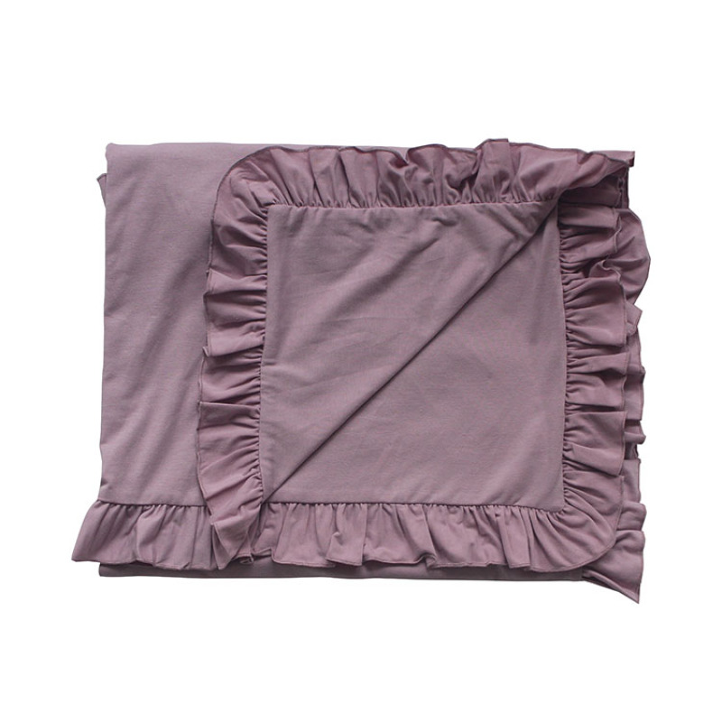 newborn pure cotton soft  skin friendly milestone baby blanket for winter