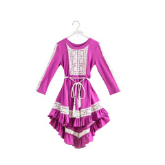 Wholesale New Design Lace Little Girl High Low Dresses