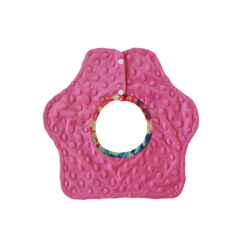 mothers choice 100% cotton safe floral reversible baby pacifier baby drool bibs
