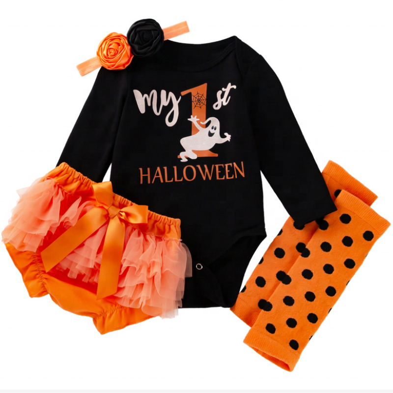 2021 fall breathable little girl boutique long sleeve bloomer clothing set
