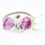 Handmade Nylon Baby Girl Headband with Flower