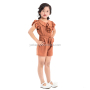 Newest style children's clothing sets Falbala girl romper one piece jumpsuit